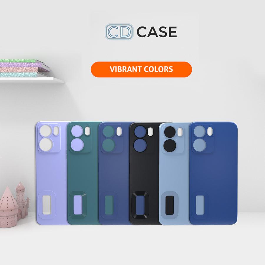 Aibex Back Cover for Oppo A78 5G |Luxury Electroplating TPU|CD Pattern - Aibex